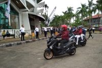 Menteri Perhubungan Budi Karya Sumadi Kendarai Matic Di Acara Dialog Keselamatan Pengguna Jalan dan Pekan Nasional Keselamatan Jalan 2018 / Net