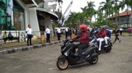 Menteri Perhubungan Budi Karya Sumadi Kendarai Matic Di Acara Dialog Keselamatan Pengguna Jalan dan Pekan Nasional Keselamatan Jalan 2018 / Net