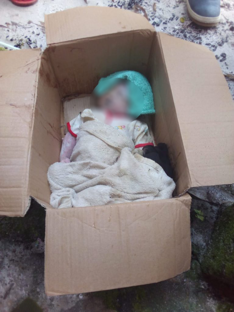 Bayi Dibuang didalam kardus