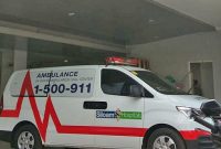 Mobil Ambulance Rumah Sakit Siloam di Kota Banjarmasin