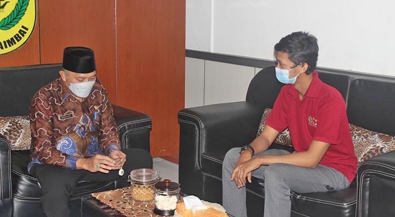 (Plh) Walikota Banjarmasin menerima kunjungan Ikatan Mahasiswa Banjarmasin (Ikmaban)