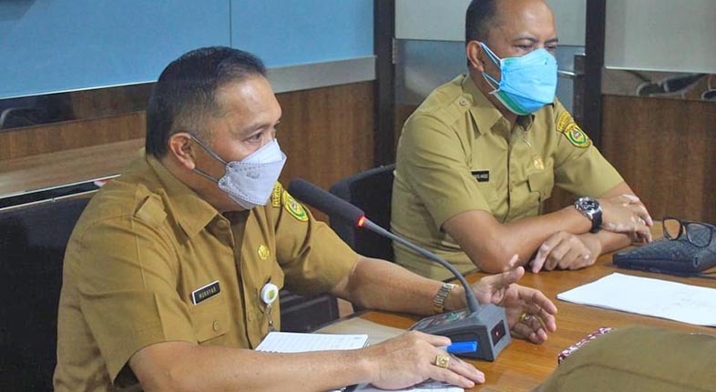 Rapat koordinasi pembukaan pasar wadai ramadhan