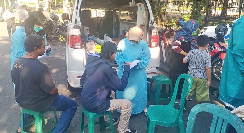 Rapid Tes Antigen Masal di kota Banjarmasin