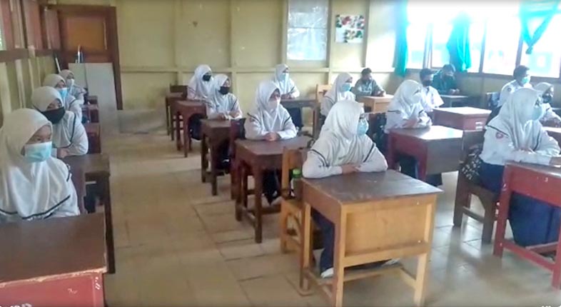 Suasana Pembelajaran Tatap Muka Di Kota Banjarmasin