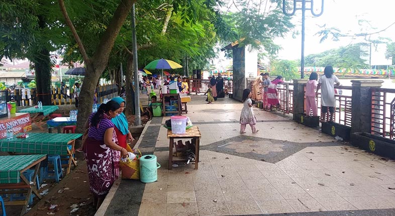 Suasana Siring Piere Tendean Kota Banjarmasin