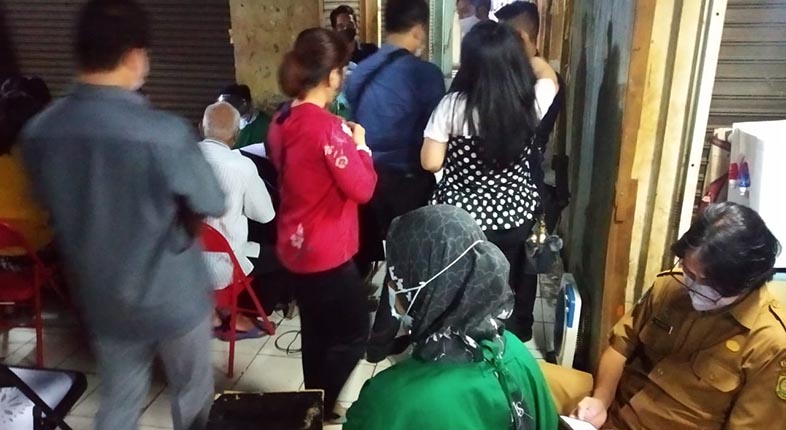 Suasana Vaksinasi di Kota Banjarmasin