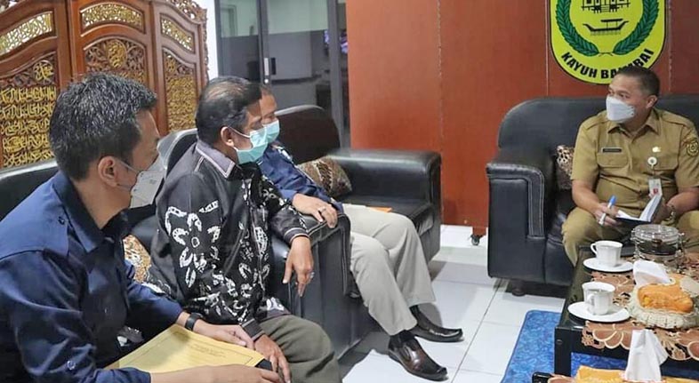 silaturrahmi dari Komisi Pemilihan Umum (KPU) kota Banjarmasin terkait koordinasi persiapan PSU