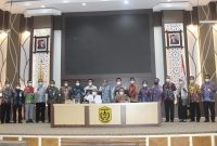 Akhamd Fidayeen berkunjung ke Balaikota Banjarmasin di Aula Kayun Baimbai