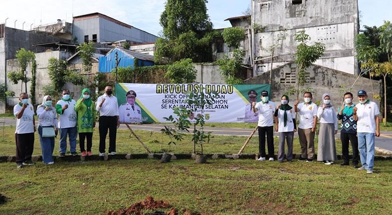 Gerakan penanaman sejuta pohon di Provinsi Kalsel (2)