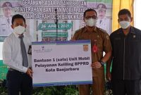 HIBAH Mobil Layanan Pajak Keliling dari Bank Kalsel untuk Banjarbaru