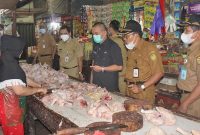 Inspeksi Mendadak (Sidak) harga bahan pokok di Pasar Sentra Antasari Kota Banjarmasin