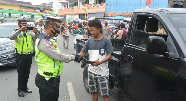 Pemakaian masker mulai diabaikan