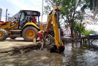 Pembersihan Drainase air dan sungai di Kota Banjarmasin