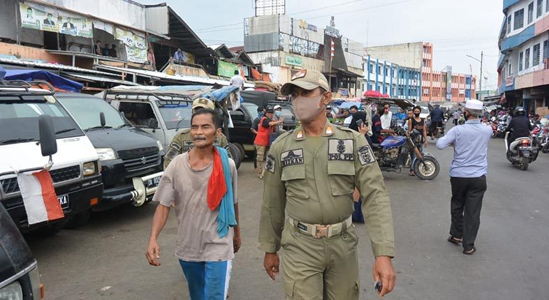 Penegakan protokol kesehatan di Kota Banjarmasin