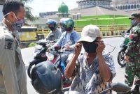Penegakan protokol kesehatan di Kota Banjarmasin