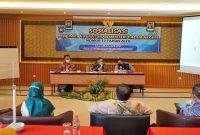 Penjabat (Pj) Sekretaris Daerah Kota Banjarmasin H Mukhyar membuka kegiatan Sosialisasi Penerapan Peraturan Menteri Dalam Negeri (PMDN)