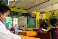 Suasana Pembelajaran Tatap Muka Ditengah Pandemic di kota Banjarmasin