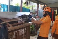 Ular piton yang memangsa peliharaan Bambang, warga Jalan Cemara Raya 2, Kelurahan Sungai Miai, Kecamatan Banjarmasin Utara