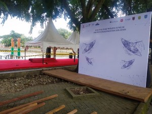 event ceremonial di Siring Piere Tendean di Kota Banjarmasin