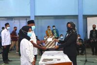 pelantikan anggota PPK dan PPS untuk pemungutan suara ulang (PSU) pada Pilgub Kalsel Tahun 2020 (1)