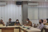 rapat koordinasi Sanitasi Kota Banjarmasin, di Aula Barenlitbangda, Balaikota Banjarmasin (1)