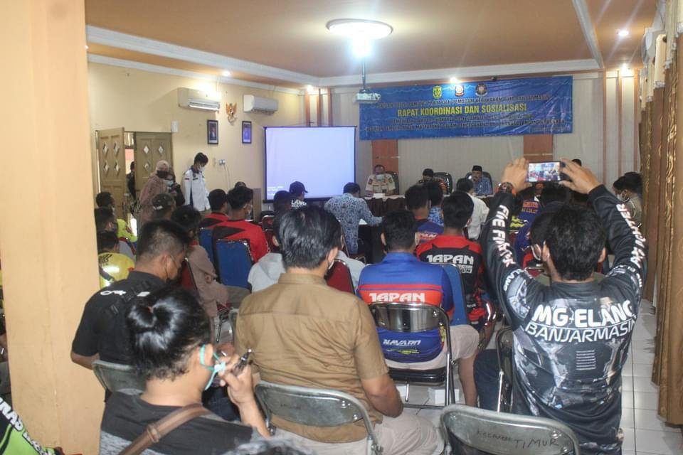 rapat koordinasi sosialisasi pembinaan Damkar se Kecamatan Banjarmasin Timur