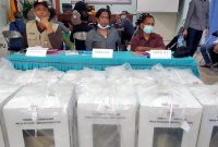 Hasil rekapitulasi suara dalam proses Pemungutan Suara Ulang (PSU) Pemilihan Gubernur dan Wakil Gubernur (Pilgub) Kalimantan Selatan (Kalsel) tahun 2020 tingkat kecamatan