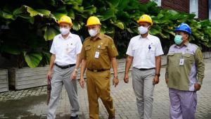 Pelaksana harian Sekretaris Daerah kota Banjarmasin, H Mukhyar, M.Ap mengunjungi PT. Basirih Industrial Banjarmasin yang berlangsung di Jalan Basirih (3)