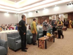 Pengukuhkan Forum Ekonomi Kreatif Kota Banjarmasin masa bakti 2021-2025 di salah satu hotel ternama di Kota Banjarmasin (3)