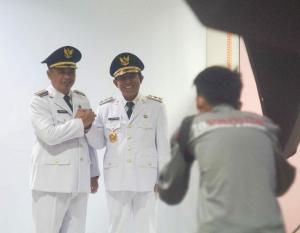 Proses Pengambilan Foto Walikota dan Wakil Walikota Banjarmasin