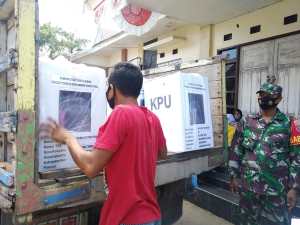 Proses pendistribusian logistik Pemilihan Gubernur dan Wakil Gubernur (Pilgub) Provinsi Kalimantan Selatan tahun 2020  di Kota Banjarmasin Tahun 2021