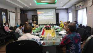 Rapat koordinasi lintas sektor kegiatan Jaminan Kesehatan Nasional (JKN) yang berlangsung di Ruang Rapat Berintegrasi, Balaikota Banjarmasin