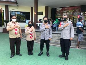 DUKUNG SEJUTA Vaksin, Kwarda - Polda Gelar Vaksin Massal (2)