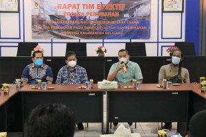 Penandatanganan PKS Bank Kalsel Dengan DKP Kalsel