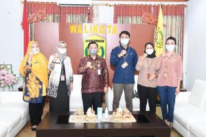 Rapat Ekspose Icon+, terkait penyedia internet di Kalimantan Selatan dan mengenai pengembangan jaringan fiber optik di Pemko Banjarmasin (2)