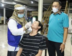 SIAP-SIAP Dirapid Antigen saat Masuk Banjarmasin (4)