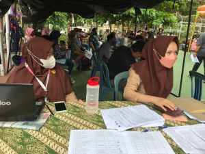 VAKSIN MASSAL Digalakkan Pramuka-Polda, Tekan Covid di Kalsel (2)