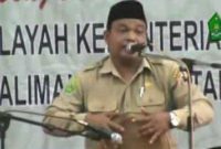 Kepala Seksi Bimbingan Masyarakat Islam Kantor Kementerian Agama Kota Banjarmasin H.Ahmad Sya’rani,S.Ag.,M.Ag