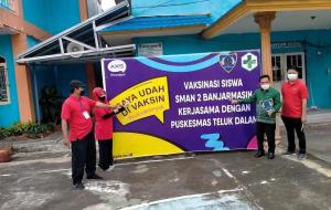 PERSIAPAN PTM di Banjarmasin, Vaksinasi Ditujukan bagi Pelajar SMA (2)