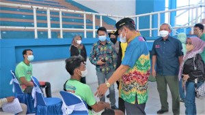 VAKSINASI MASSAL Digelar Bank Kalsel - OJK di Banjarbaru, Tembus 1.000 Dosis (2)