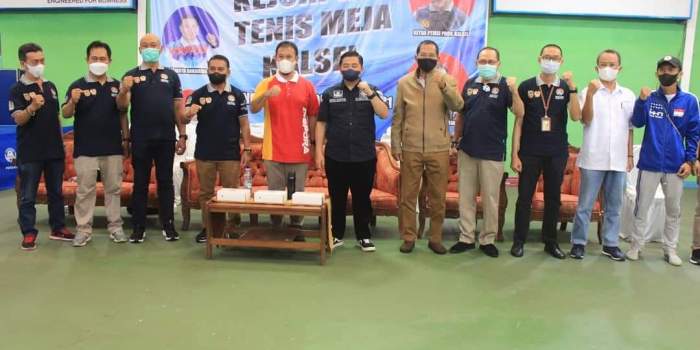 KEJUARAAN Provinsi Tenis Meja Dibuka, Walikota Ibnu Berharap Atlet Cetak Prestasi Baru (2)