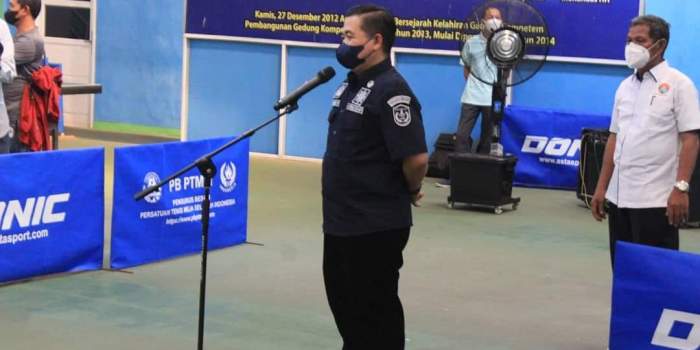 KEJUARAAN Provinsi Tenis Meja Dibuka, Walikota Ibnu Berharap Atlet Cetak Prestasi Baru (3)