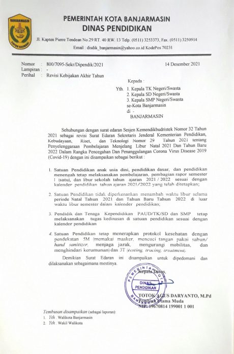 Revisi Kebijakan Akhir Tahun