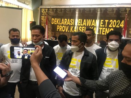 ERICK THOHIR Dideklerasikan Barisan Relawan ET Kalselteng Jadi Presiden RI 2024 (2)