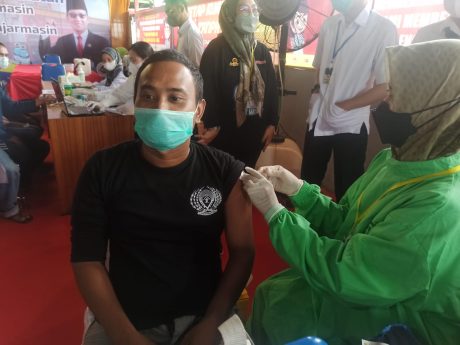 RIBUAN Warga Lapas Banjarmasin Disuntik Vaksin Booster (2)