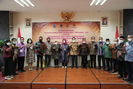 TEKEN PKS antara ANRI, Perpusnas dan JKPI