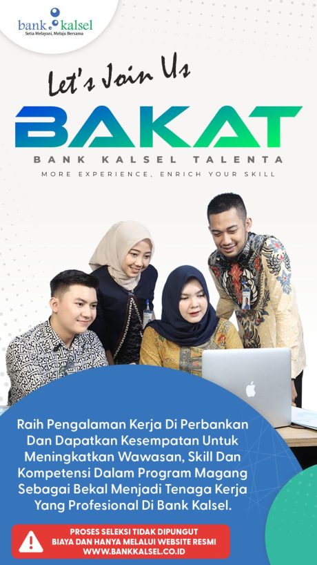 PROGRAM 'BAKAT' Bank Kalsel, Komitmen Bekali Insan Banua Jadi Naker Profesional2