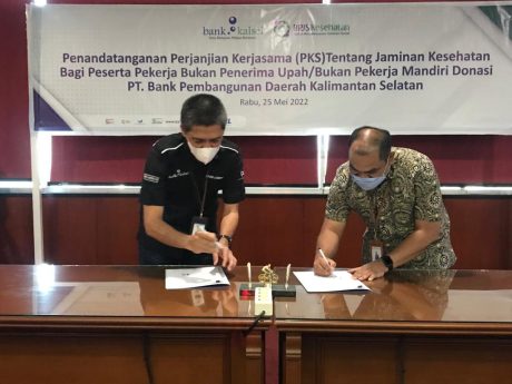 BPJS Kesehatan-Bank Kalsel MoU tentang Donasi Jaminan Kepesertaan Bukan Penerima Upah2