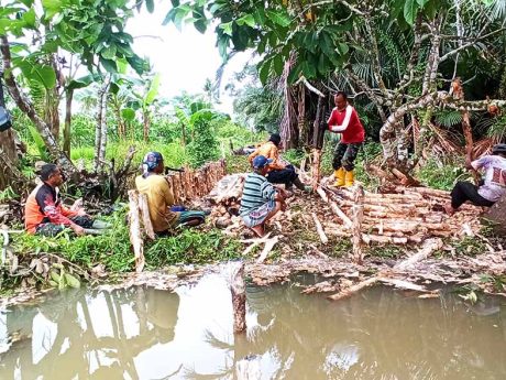 TMMD Bikin Kampung Sungai Gampa Tambah Eksotik, Pemko Terbantu, Warga Senang (2)
