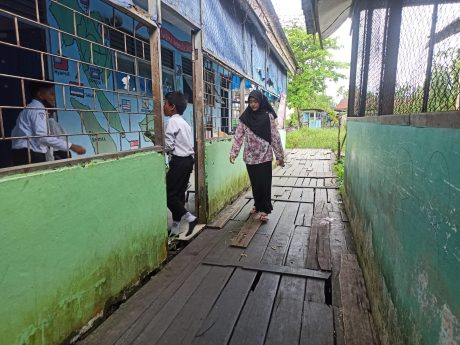 BERKURANG Pendaftar, Akibat Kondisi Sekolah Rusak (2)